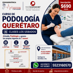 Curso Presencial de Podología en Querétaro